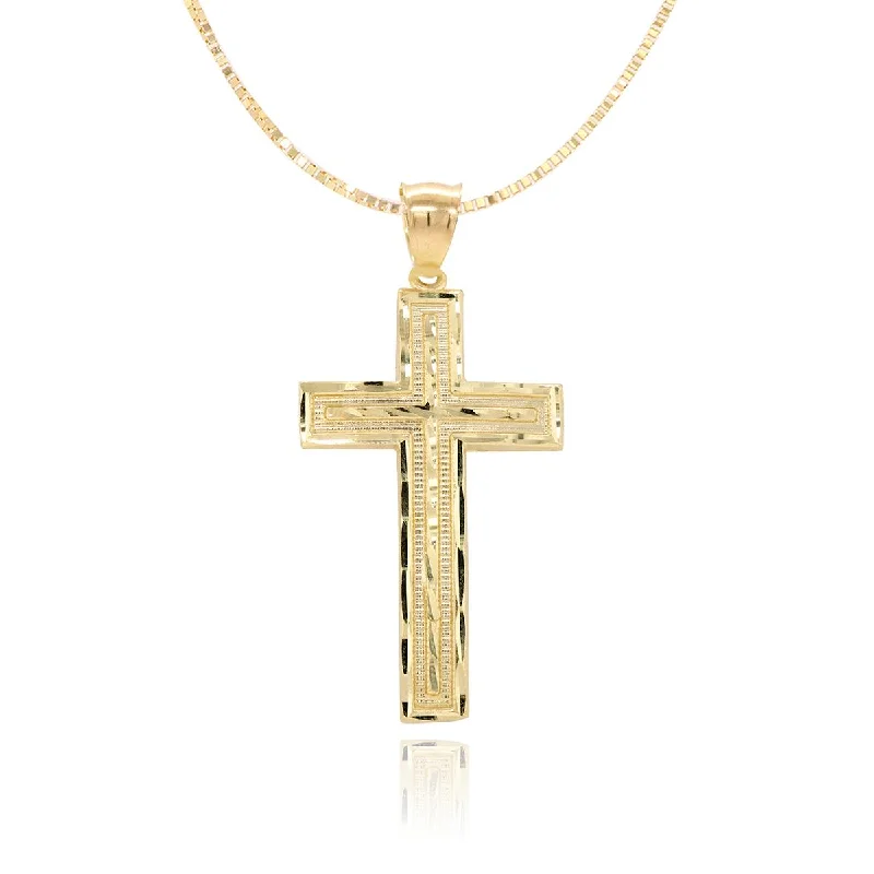 vintage platinum wedding band LARGE YELLOW GOLD CROSS CHARM WITH DIAMOND CUT FINISH vintage platinum wedding band LARGE YELLOW GOLD CROSS CHARM WITH DIAMOND CUT FINISH