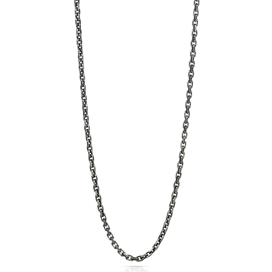 titanium black matte ring Cove Chain