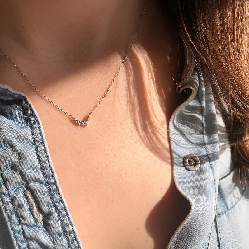 natural garnet gemstone ring LOTTA NECKLACE