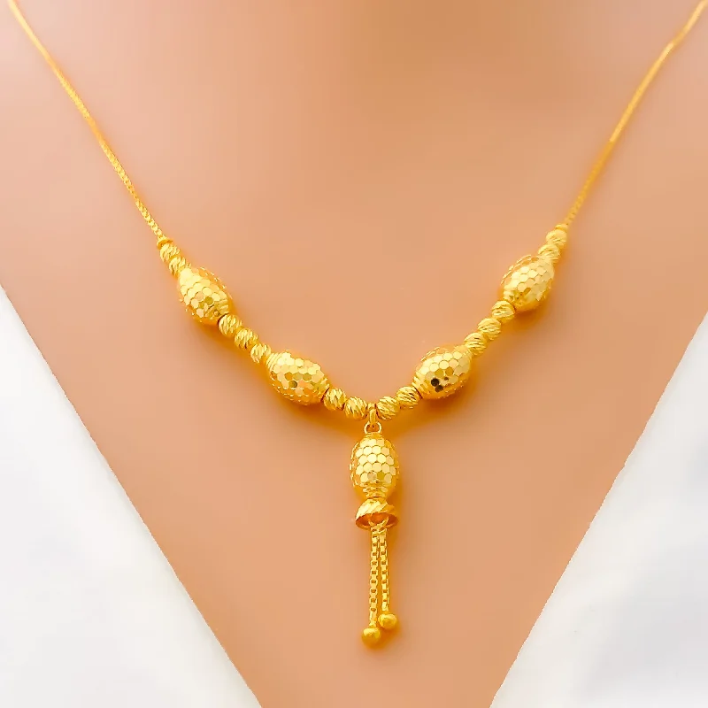 Lovely Shimmering 22k Gold Necklace