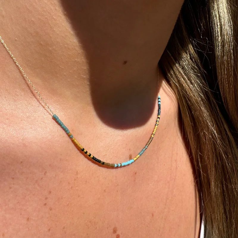 TEAL & PEWTER MULTI