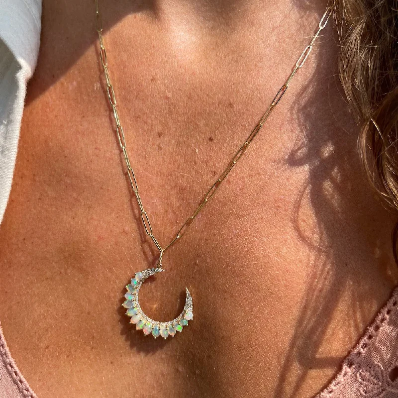 handmade coin pendant necklace MOONLIGHT CHARM