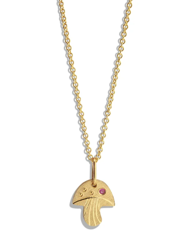 celestial galaxy planet necklace Mushy Teeny Tiny Yellow Gold Necklace