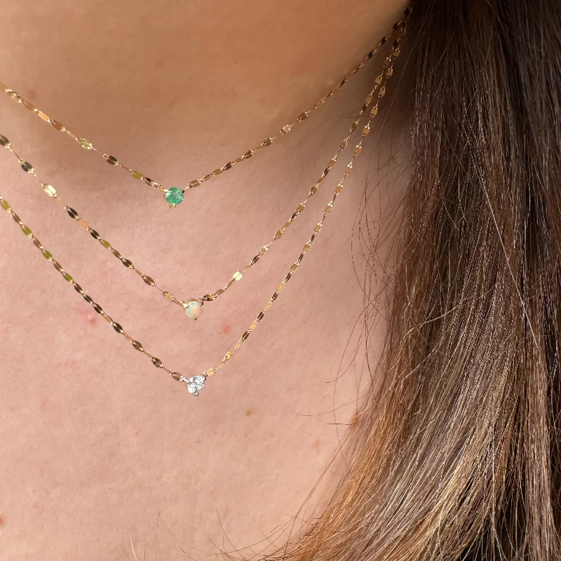 real opal ring for women ONE LOVE EMERALD FORZENTINA NECKLACE