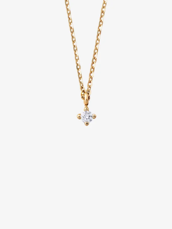 dainty sapphire stacking rings Diamond Drop 0.05 14K Gold Necklace w. Diamond