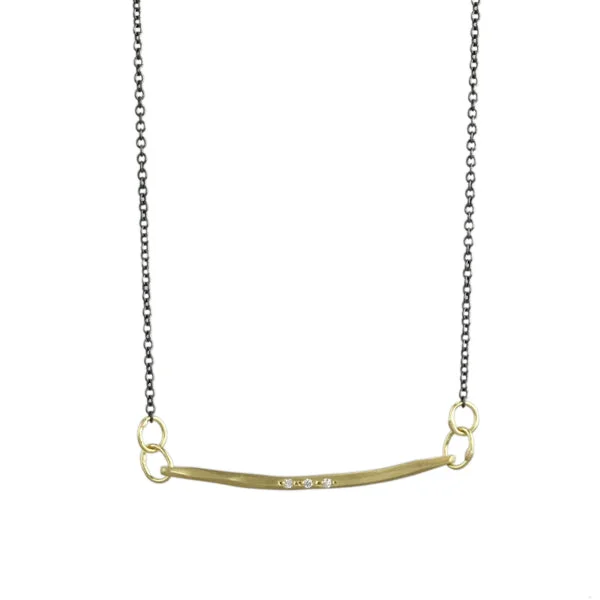 genuine amber pendant necklace Oxidized Chain Diamond Pave Swing Necklace