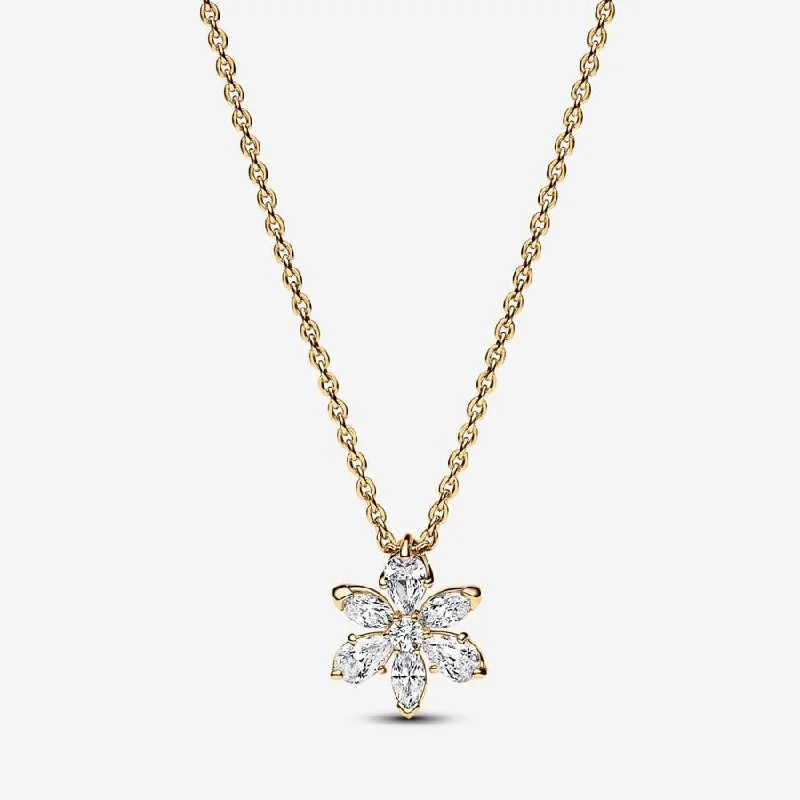 personalized couples ring engraved FINAL SALE - Pandora Gold Plated CZ Herbarium Necklace personalized couples ring engraved FINAL SALE - Pandora Gold Plated CZ Herbarium Necklace
