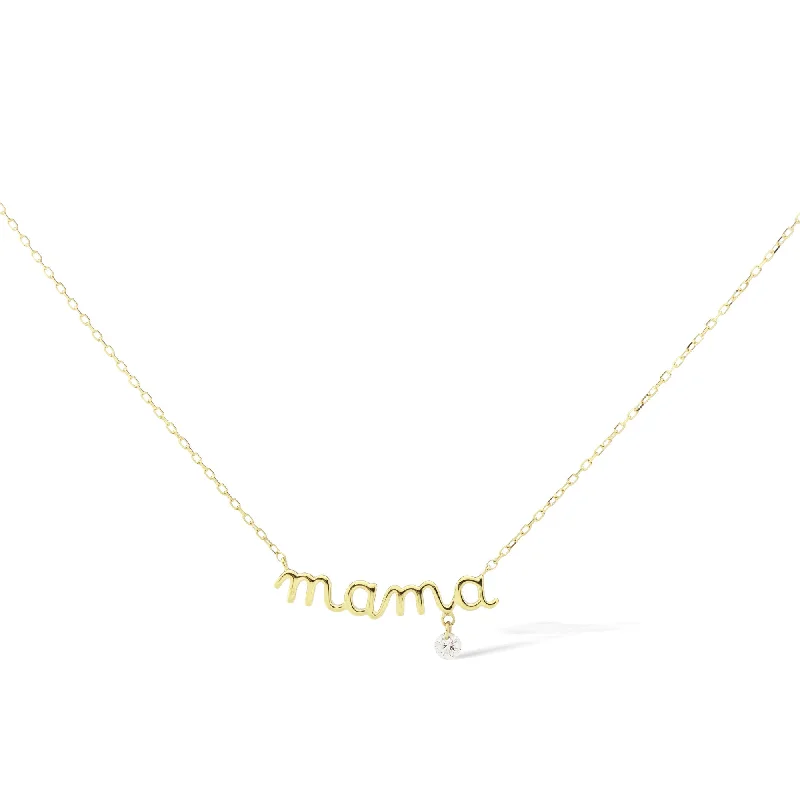 modern geometric gold ring Mama 18K Gold, Whitegold or Rosegold Necklace w. Diamond modern geometric gold ring Mama 18K Gold, Whitegold or Rosegold Necklace w. Diamond