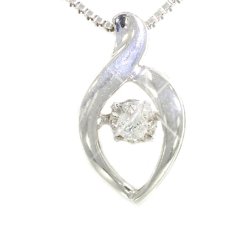 thin gold wedding band women Sterling Silver Pulse Diamond Necklace