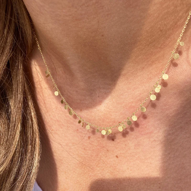 luxury diamond anniversary band RANDOM DOTS NECKLACE