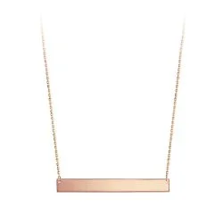 vintage Victorian brooch pin 10KT Rose Gold Bar Necklace
