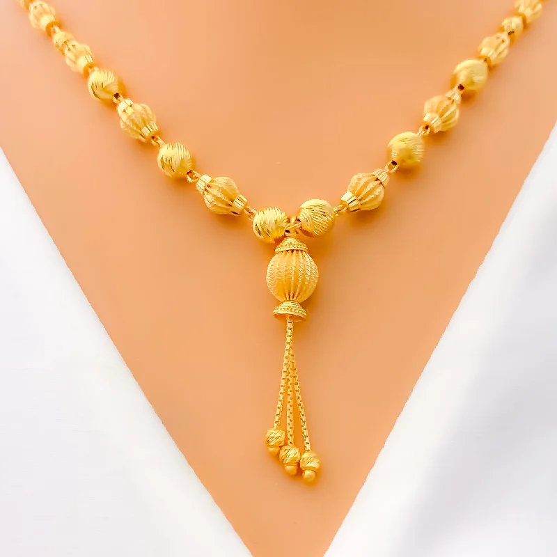 Royal Orb 22k Gold Necklace