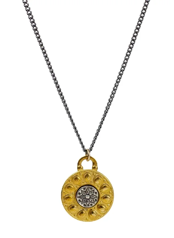 multi-gemstone eternity band Satya Manifest Necklace