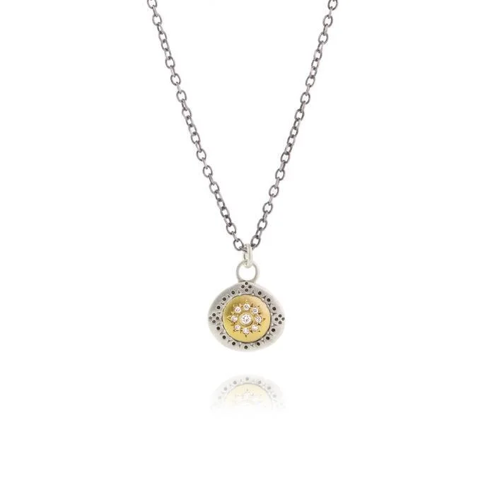 infinity heart necklace personalized Diamond Seeds of Harmony Charm Necklace