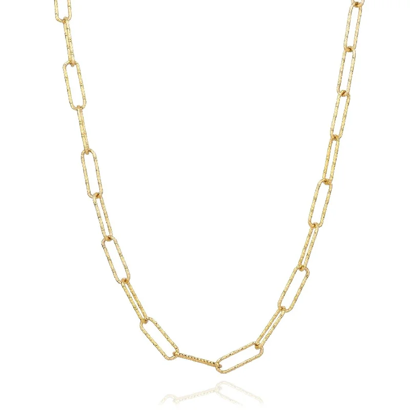 white gold infinity ring Luce Grande Gold Plated Necklace