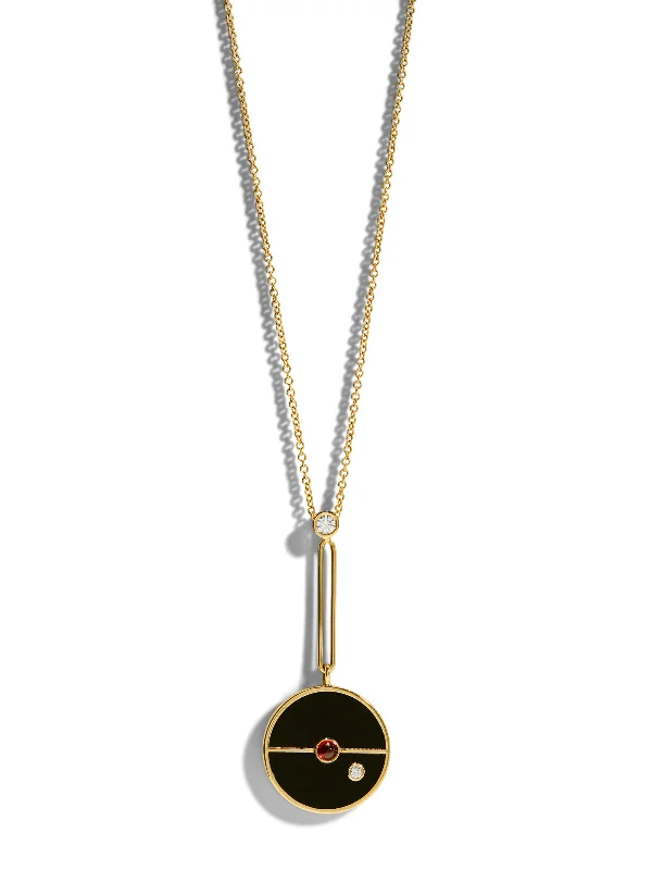 handmade coin pendant necklace Signature Black Onyx and Ruby Compass Yellow Gold Pendant Necklace handmade coin pendant necklace Signature Black Onyx and Ruby Compass Yellow Gold Pendant Necklace