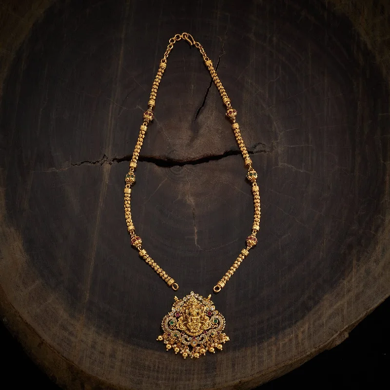 boho gold leaf ring Silver Temple Chain 161655