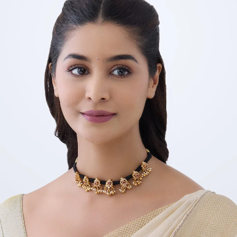 custom gold name necklace Silver Temple Necklace 165776