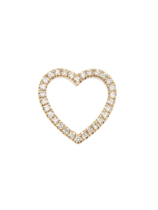 women’s leather wrap bracelet Small Single Sided Diamond Floating Heart Yellow Gold Charm women’s leather wrap bracelet Small Single Sided Diamond Floating Heart Yellow Gold Charm