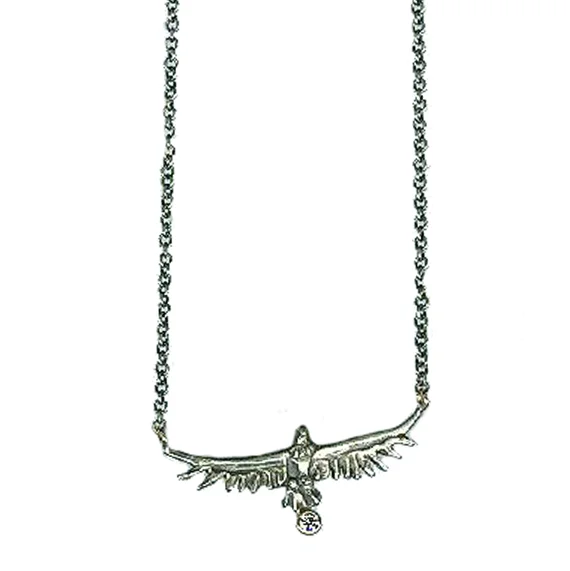 black onyx men’s signet ring Soaring Eagle Necklace