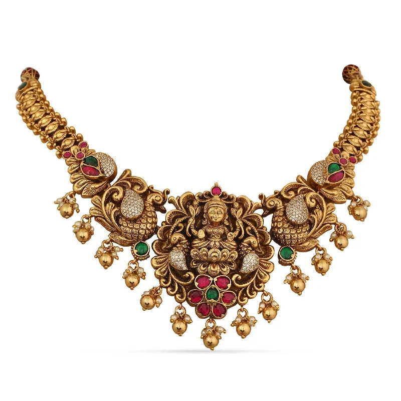 stackable gold bangle set Soumya Kempu Antique Nakshi Silver Choker