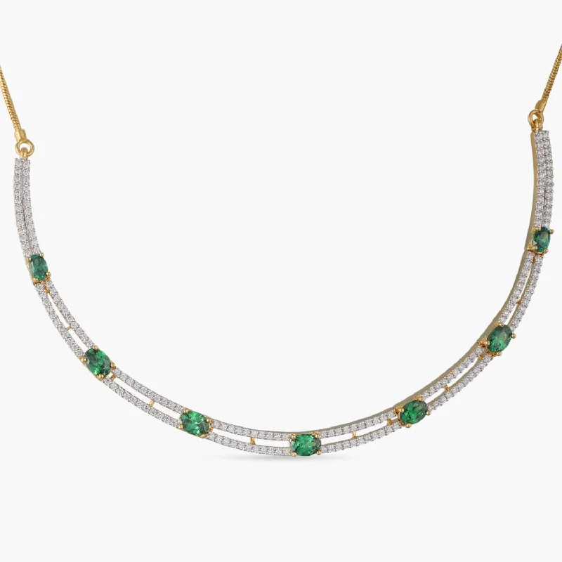 opal gemstone halo ring Square charm CZ Silver Cuff Necklace