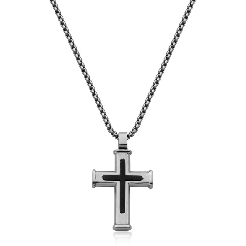 dainty ruby stacking rings Steelx Stainless Steel Cross Necklace