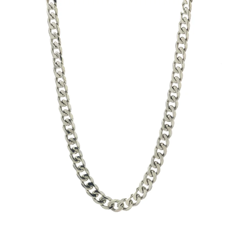 moonstone engagement ring boho 10mm Steelx Stainless Steel Men's Curb Chain