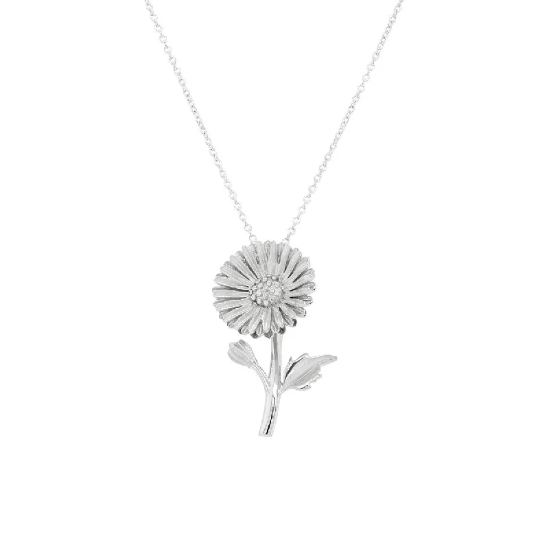 unique tribal silver ring STERLING SILVER ASTER PENDANT NECKLACE