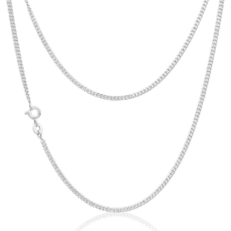 dainty rose gold anklet Sterling Silver Curb 60 Gauge 45cm Chain
