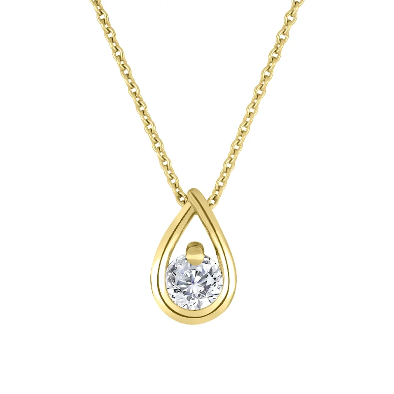 layered pearl choker necklace Casablanca Sterling Silver Yellow Gold Plated Lab Grown .25CT Diamond Necklace layered pearl choker necklace Casablanca Sterling Silver Yellow Gold Plated Lab Grown .25CT Diamond Necklace