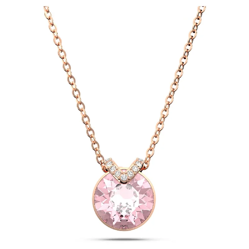 unique tribal silver ring Swarovski Bella Necklace: Rose