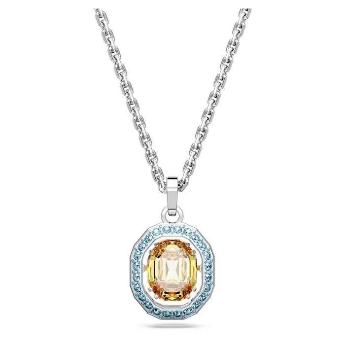 personalized photo locket necklace Swarovski Chroma Necklace: Yellow