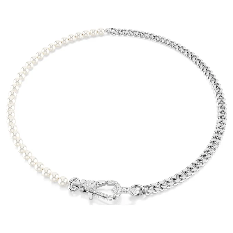 celestial moonstone ring gold Swarovski Dextera CZ & Pearl Necklace