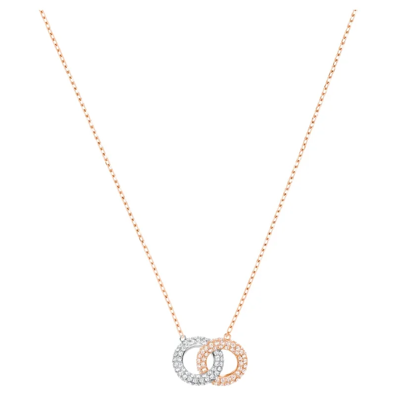 handmade braided anklet Swarovski Double Necklace