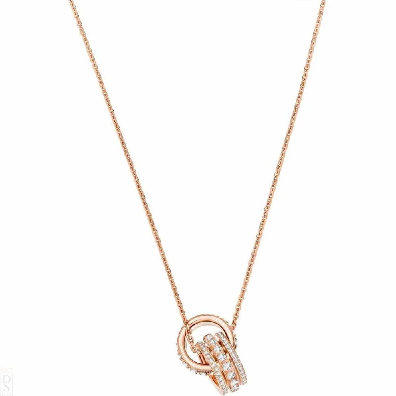 celestial star cluster earrings Swarovski Further Necklace: Rose