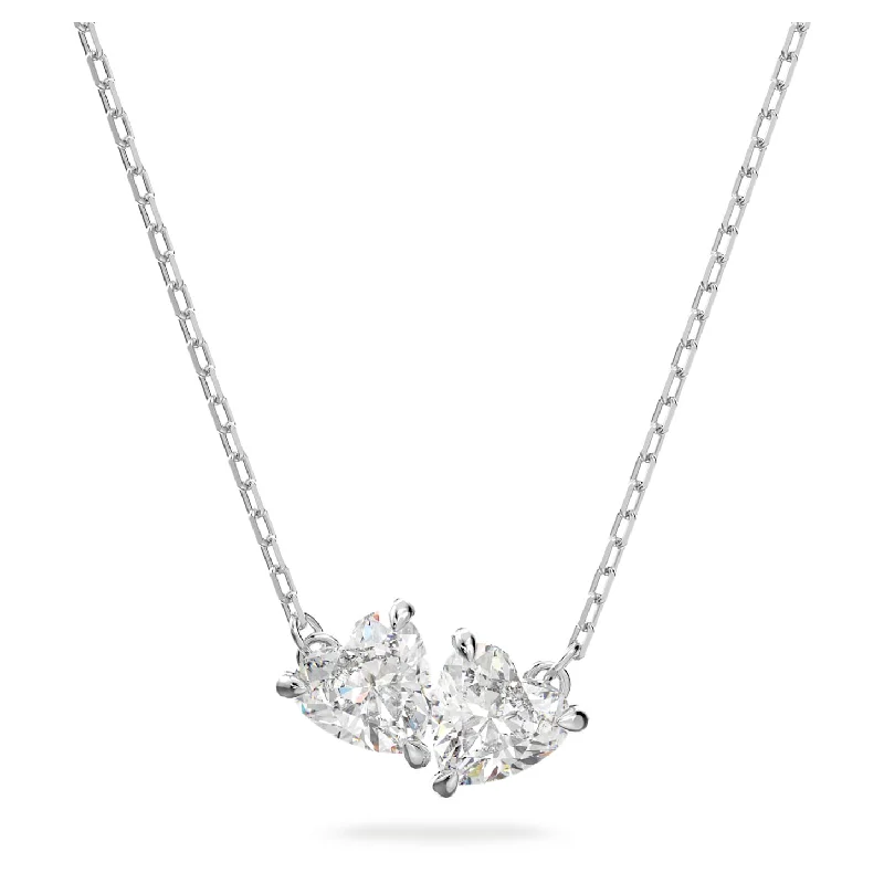 aquamarine and diamond wedding ring Swarovski Attract Soul Necklace