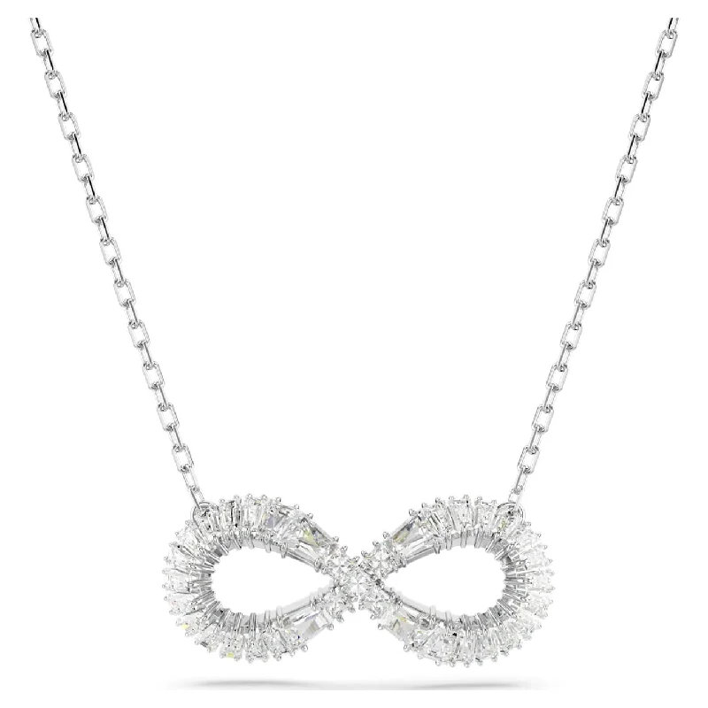 handcrafted filigree ring silver Swarovski Hyperbola Infinity Necklace