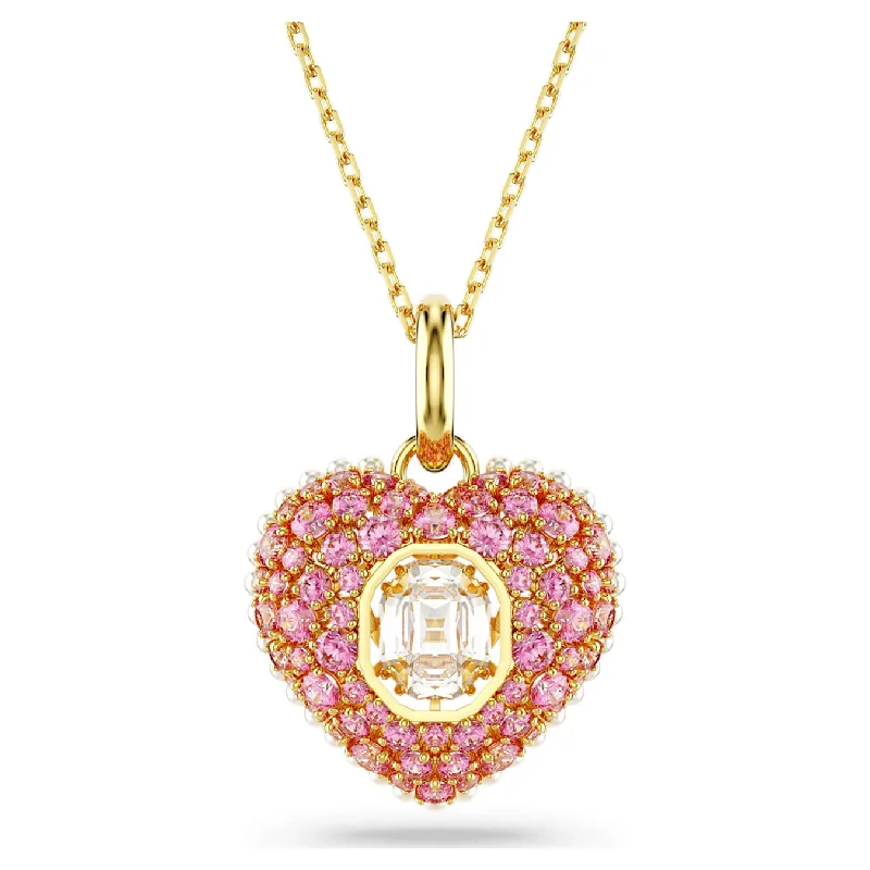 eternity ring for anniversary Swarovski Hyperbola Necklace: Gold Tone