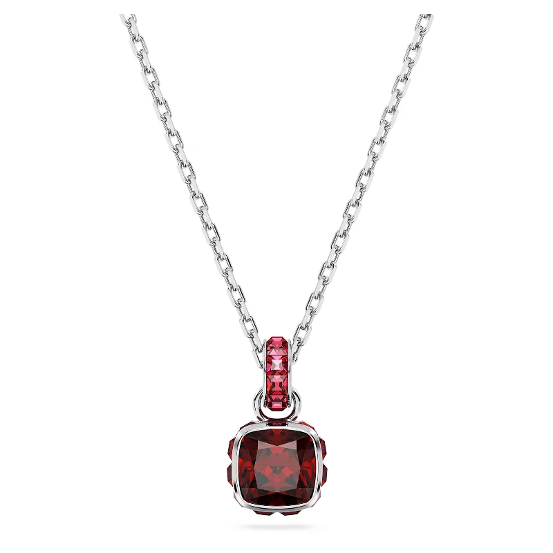 sapphire engagement ring halo Swarovski January Birthstone Necklace