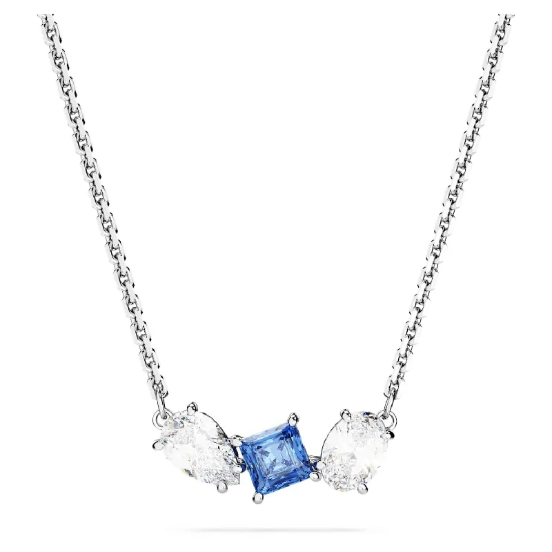 classic tennis bracelet white gold Swarovski Mesmera Necklace