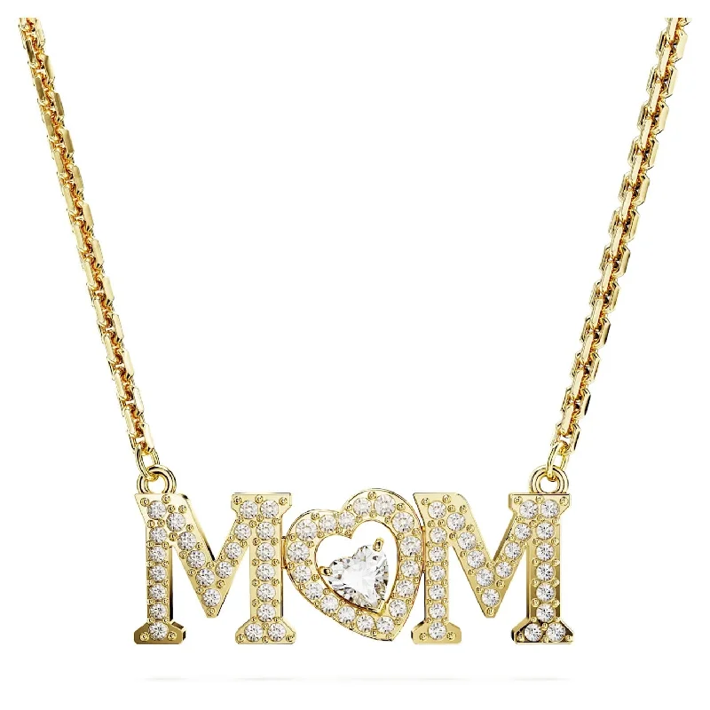 bold gothic skull necklace Swarovski Mother's Day Gold-tone Plated Necklace
