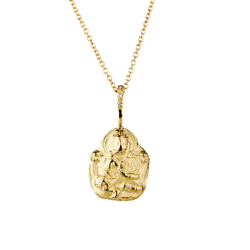 rose gold snake chain bracelet The Compassion / Buddha Necklace