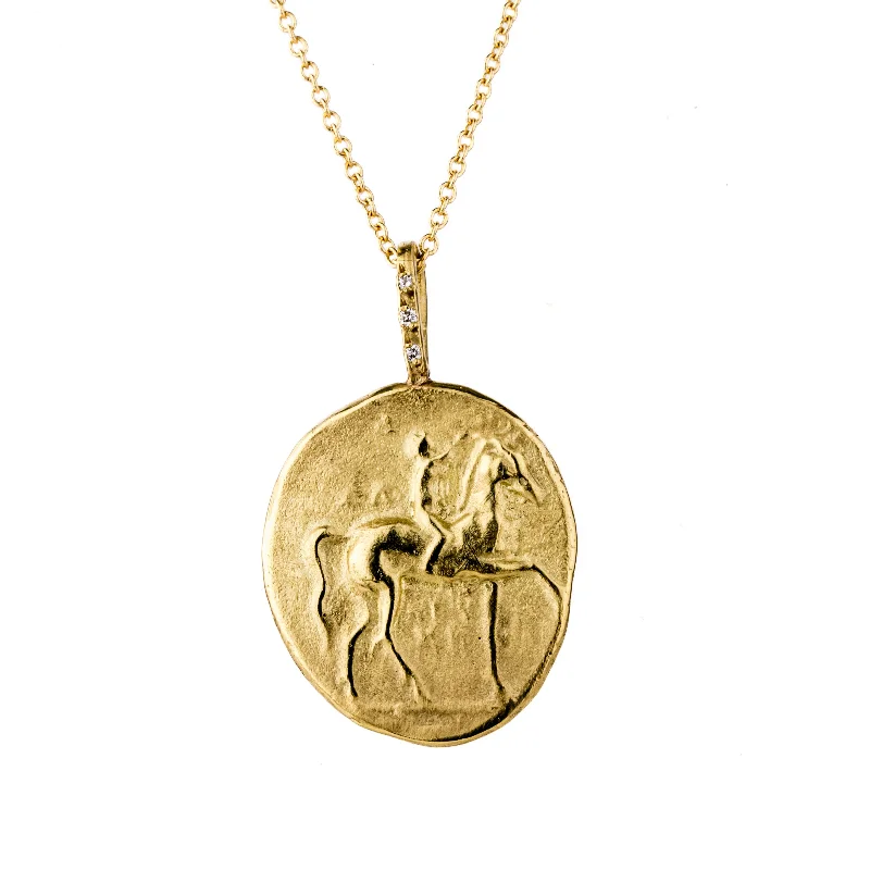 natural amethyst necklace The Horse / A Beautiful Bond Necklace