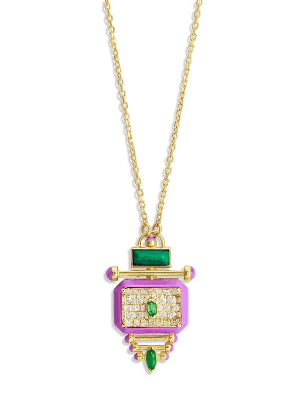 evil eye protection bracelet The Little Barbie Moment Yellow Gold Necklace