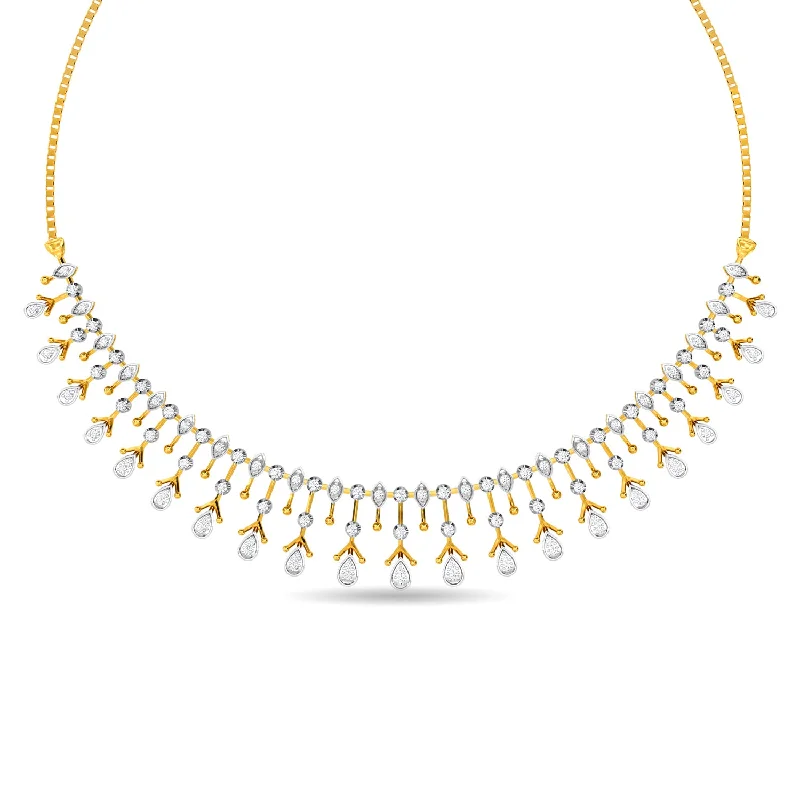 modern geometric silver ring Trent Necklace