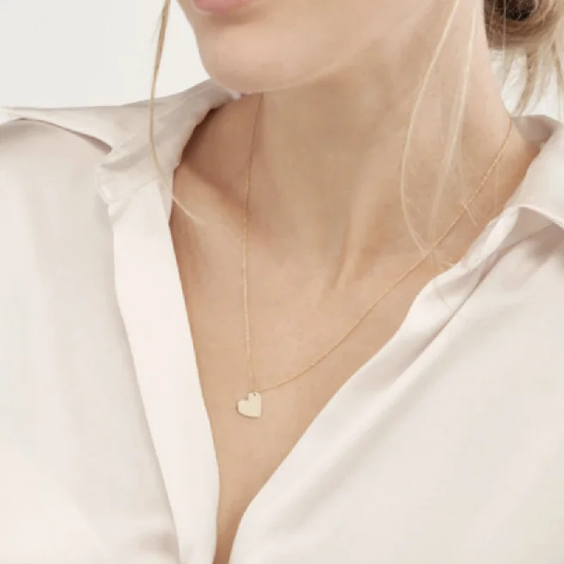classic wedding set with diamonds TRUE LOVE ENGRAVABLE NECKLACE