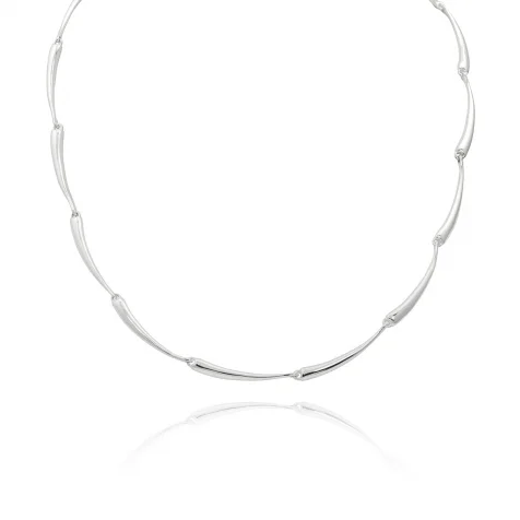 personalized engraved locket Twig Link Necklace