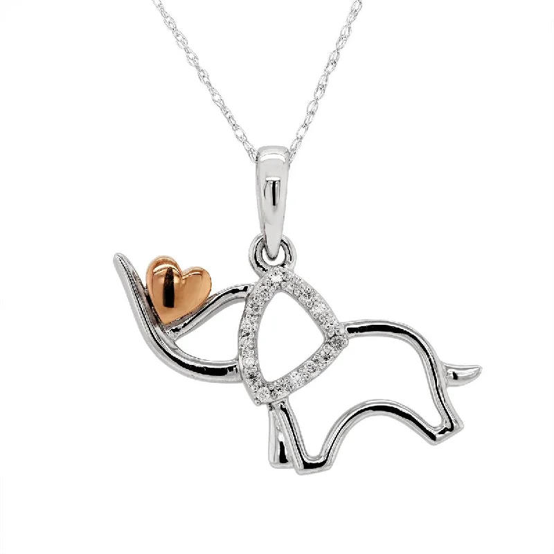 celestial moon and star bracelet TWO-TONE GOLD ELEPHANT AND HEART NECKLACE WITH DIAMONDS, 1/20 CT TW celestial moon and star bracelet TWO-TONE GOLD ELEPHANT AND HEART NECKLACE WITH DIAMONDS, 1/20 CT TW