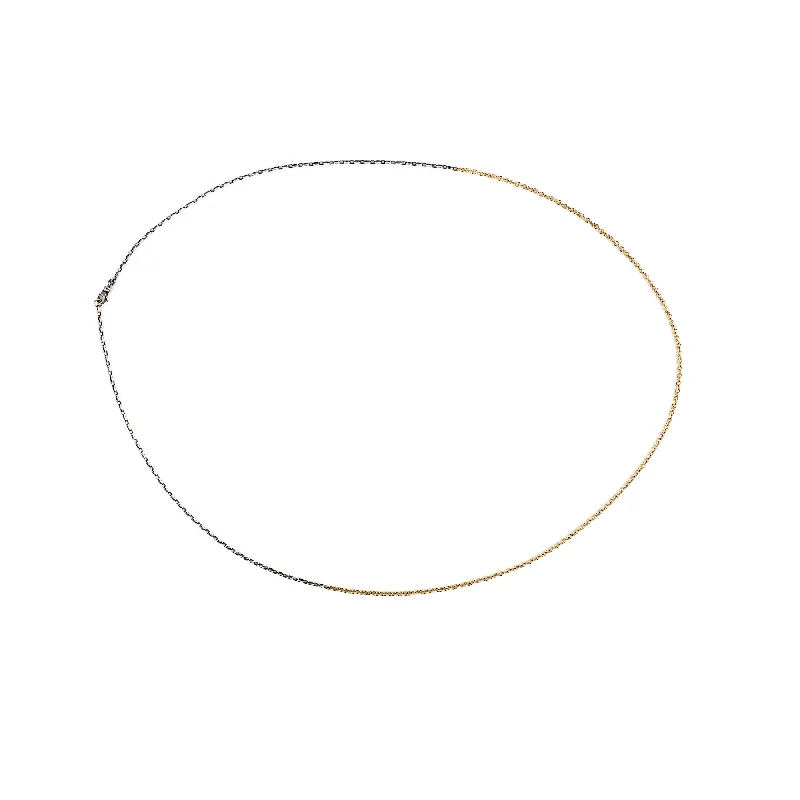 opal gemstone halo ring Two Tone Lucia Chain